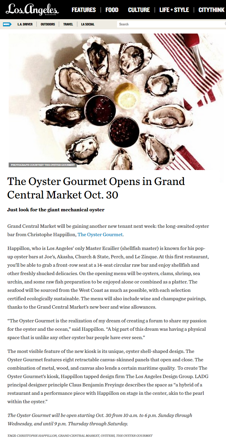 the oystergourmet opens at the Grand Central Market